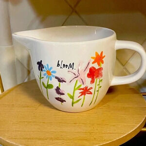 Rae Dunn Bloom Creamer Pitcher Spring Flowers Artisan Collection by Magenta